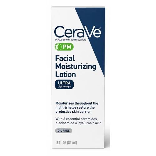 CeraVe Facial PM Moisturizing Lotion 3 Oz 89 ML