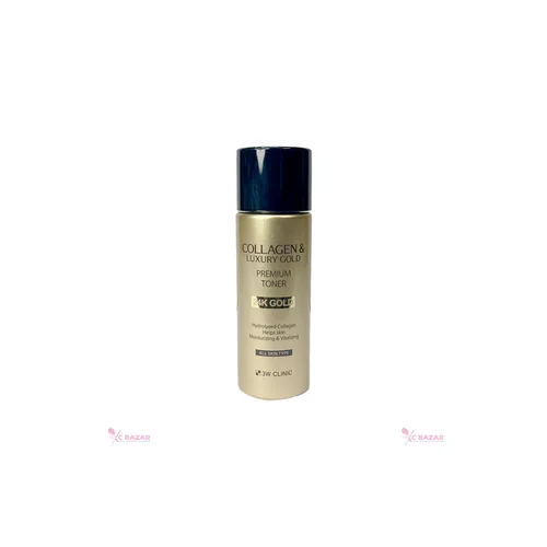 3w clinic collagen & luxury gold premium toner 30ml