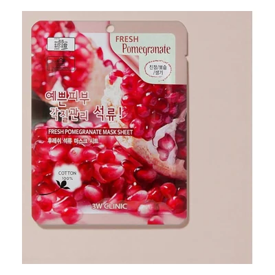 3w Clinic Fresh Pomegranate Mask Sheet - 23g