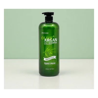 3w clinic olive and argan 2 IN 1 shampoo - 1500ml