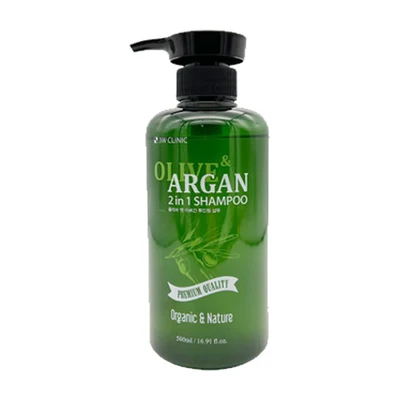3w clinic olive and argan 2 IN 1 shampoo - 500ml
