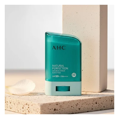 AHC Natural Perfection Double Shield Sun Stick SPF50+/PA++++ - 22g (Green)