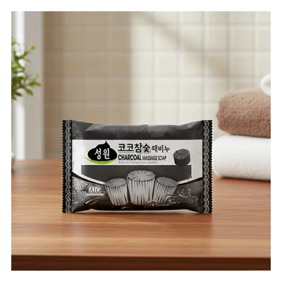 AIG Charcoal Massage Soap - 150g