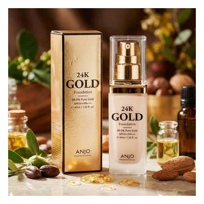 Anjo 24K Gold Foundation No.23 Natural Beige SPF50+/PA+++ - 40ml