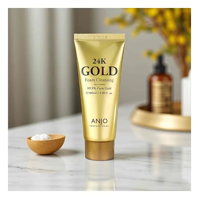 Anjo Professional 24k Gold Foam Cleanser - 100ml