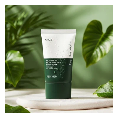 Anua Heartleaf Silky Moisture Sunscreen Spf50+Pa++++ - 50ml