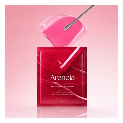 Arencia Red Collagen Jello Mask - 25g