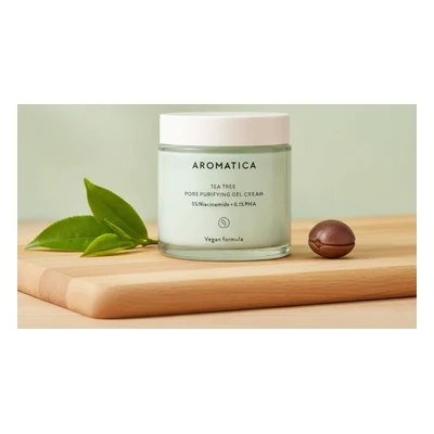 Aromatica Tea Tree Pore Purifying Gel Cream 5% Niacinamide + 0.1% PHA - 100ml