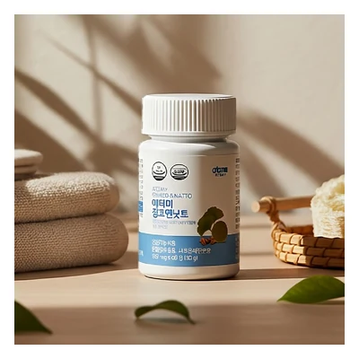 Atomy Ginkgo and Natto 500mg*60tablets - 30g