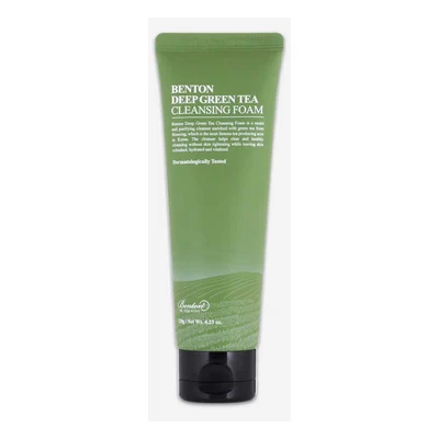 Benton Deep Green Tea Cleansing Foam - 120g
