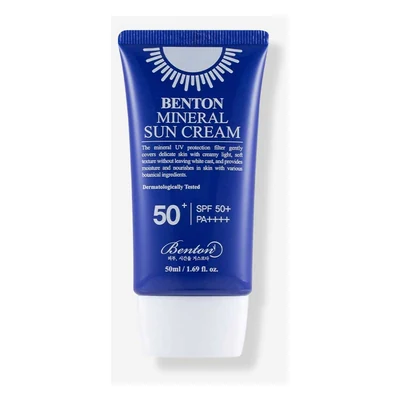 Benton Mineral Sun Cream (SPF50+/PA++++) - 50ml