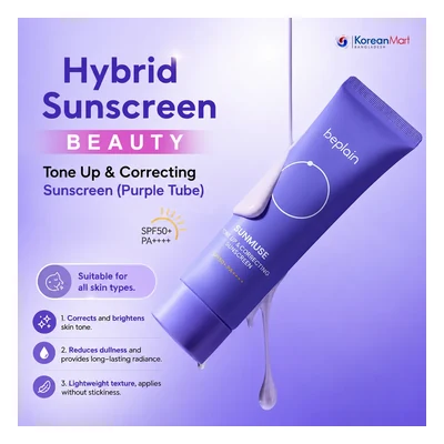 Beplain Sunmuse Tone Up & Correcting Sunscreen SPF50+ PA++++ - 50ml