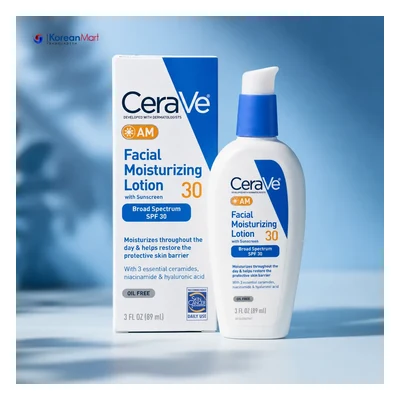 Cerave AM Facial Moisturizing Lotion With Sunscreen Spf 30 - 89ml