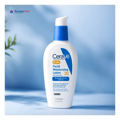 Cerave AM Facial Moisturizing Lotion with Sunscreen SPF30 Oil-Free - 60ml (USA version)
