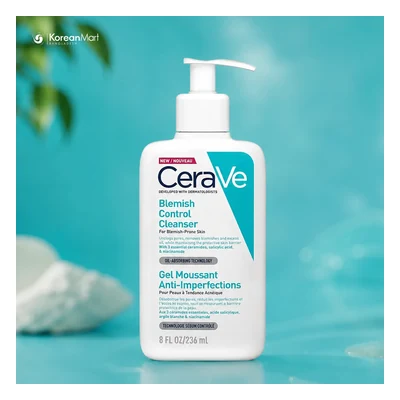 CeraVe Blemish Control Cleanser For Blemish Prone Skin - 236ml (France version)