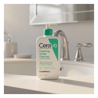 Cerave Foaming Facial Cleanser (Normal to Oily) - 355ml