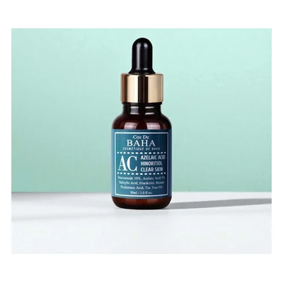 Cos De Baha Acne Clearing Serum (Azelaic Acid Hinokitiol Clear Skin) - 30ml
