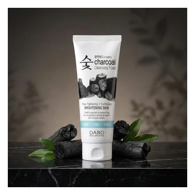 Dabo Charcoal Pure Tightening + Purification Brightening Skin Cleansing Foam - 150ml