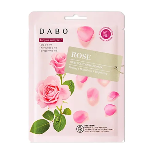 Dabo First Solution Mask Pack (Sheet Mask) – ROSE