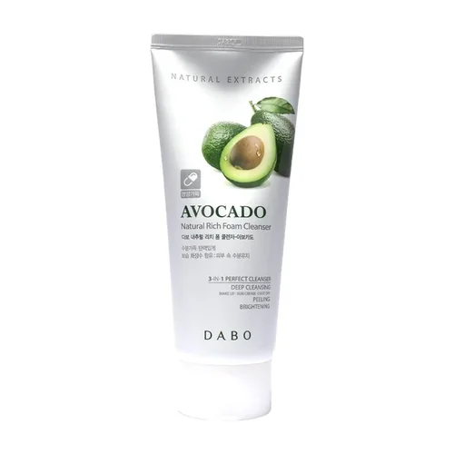 Dabo Natural Rich Foam Cleanser Avocado 180 ml