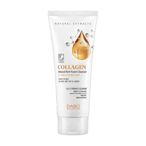 Dabo Natural Rich Foam Cleanser Collagen 180 ml