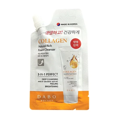 Dabo Natural Rich Foam Cleanser Collagen 20 ml