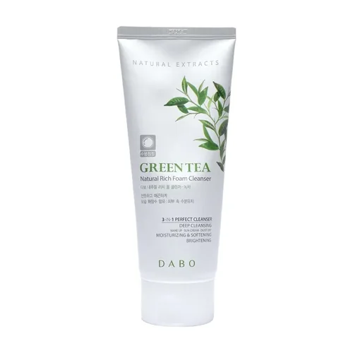 Dabo Natural Rich Foam Cleanser Green Tea 180 ml