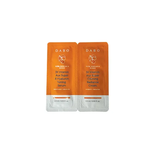 Dabo Vita Radian-C Biome 3x Vitamin Aux Super Serum & Cream (Sample)