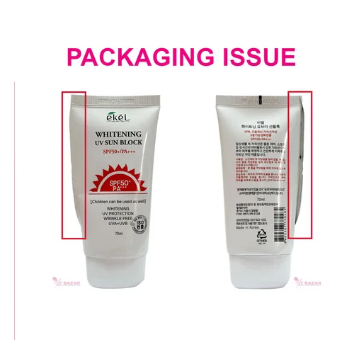 Ekel Whitening UV Sun Block SPF 50+/PA+++ 70 ml (Budget Buys)