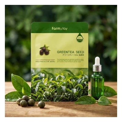 Farm Stay Visible Difference Mask Sheet (Green Tea) - 23ml