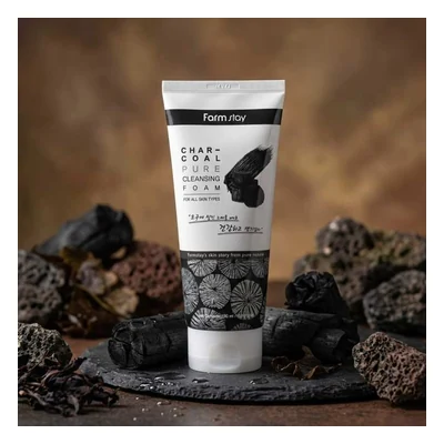 Farmstay Charcoal Pure Cleansing Foam - 180ml