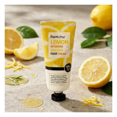 Farmstay Lemon Intensive Moisture Foot Cream - 100ml