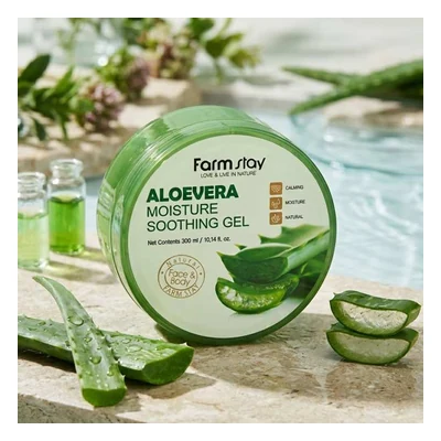 Farmstay Moisture Aloe Vera Soothing Gel - 300ml