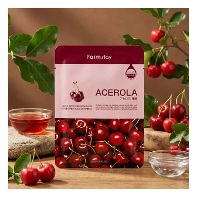 FarmStay Visible Difference Mask Sheet (Acerola ) - 23ml
