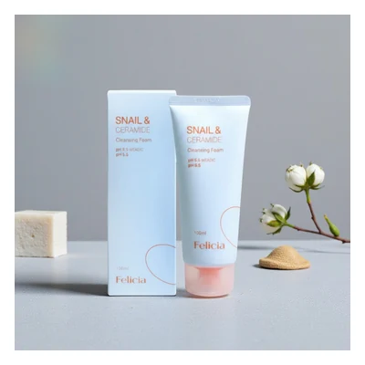 Felicia Snail & Ceramide Cleansing Foam - 100ml