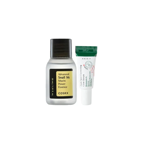 Glass Skin Combo: Cosrx Snail 96 Essence 30 ml + Axis-Y Dark Spot Serum 5 ml