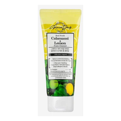 Grace Day Real Fresh Calamansi & Lemon Foam Cleanser - 100ml