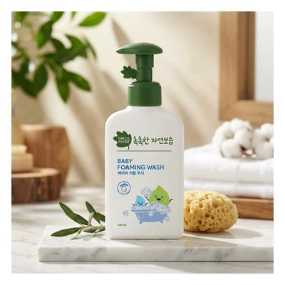 Green Finger Moist Natural Moisturizing Baby Foaming Wash - 320ml
