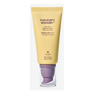 HaruHaru Wonder Black Rice Moisture Airyfit Daily Sunscreen Spf50+ Pa++++ - 50ml