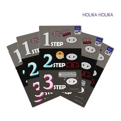 Holika Holika Pig Nose Clear Blackhead 3-Step Kit (Strong) - 1.4g