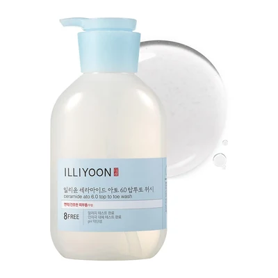 Illiyoon Ceramide Ato 6.0 Top To Toe Wash - 500ml +Refill 500ml