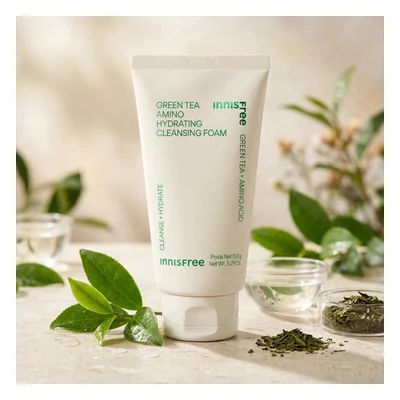 Innisfree Green Tea Hydrating Amino Acid Cleansing Foam - 150ml
