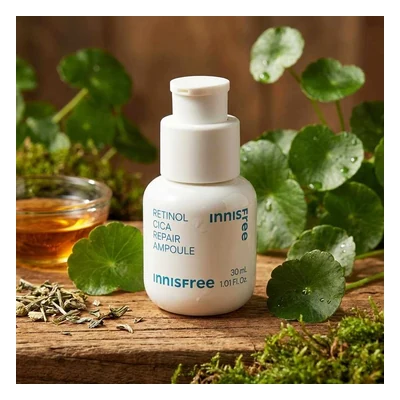 Innisfree Retinol Cica Repair Ampoule - 30ml (Without Packet)