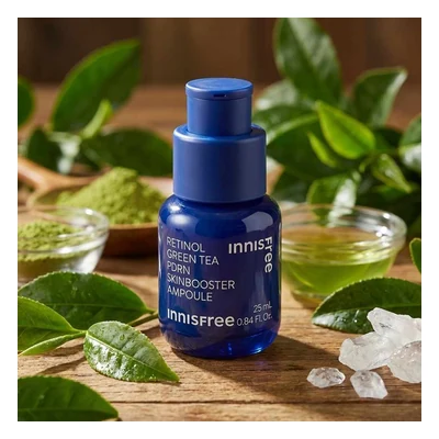 Innisfree Retinol Green Tea PDRN Skin Booster Ampoule - 40ml