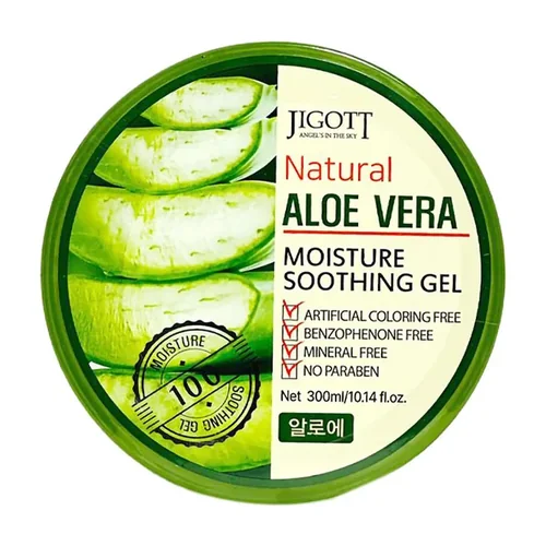 Jigott Natural Aloe Vera Moisture Soothing Gel 300 ml