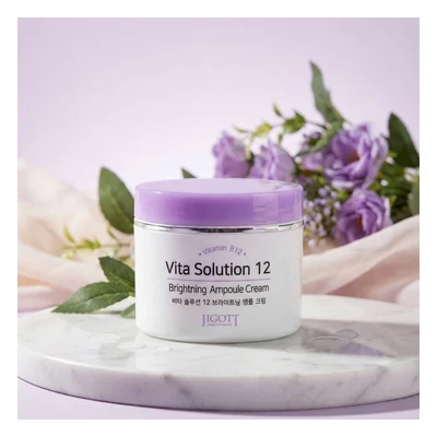Jigott Vita Solution 12 Brightening Ampoule Cream -100ml