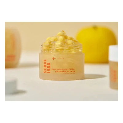 K-Secret Seoul 1988 Capsule Cream : Niacinamide 5% + Yuja - 50ml