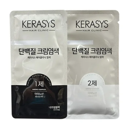 Kerasys Amino Acid & Protein Permanent Hair Color – NATURAL BLACK