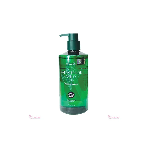 Kerasys Green Tea Oil Purifying Shampoo Wild Fig 800 ml