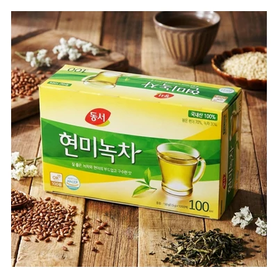 Korean Green Tea (Black Rice) - 100 Tea Bags